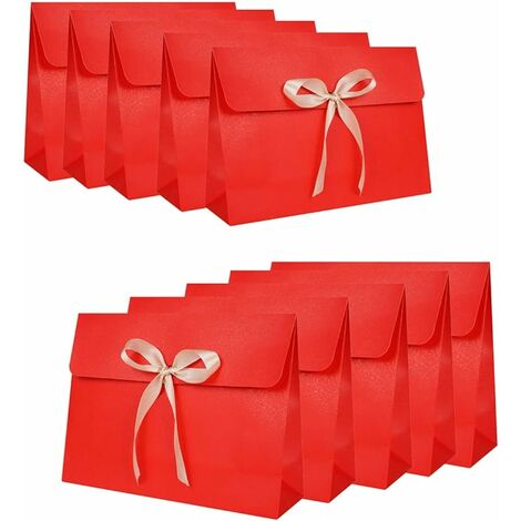 10 pièces noël rouleau de papier d'emballage Kraft cadeau papier d'emballage  papier Kraft cadeau sac papier de soie emballage - Type A