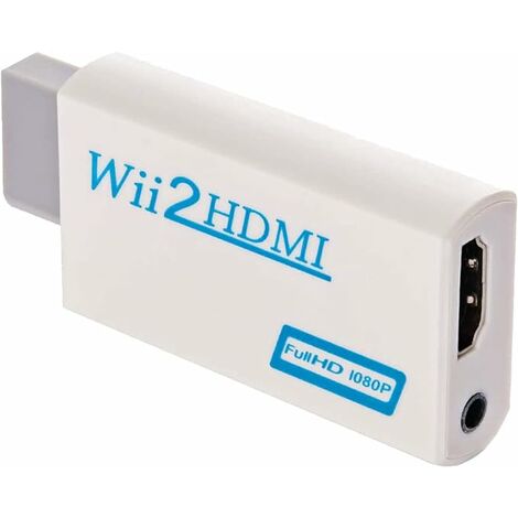 1PC blanc Convertisseur Wii vers HDMI adaptateur wii vers hdmi wii2 vers  hdmi HD wii2hd mi