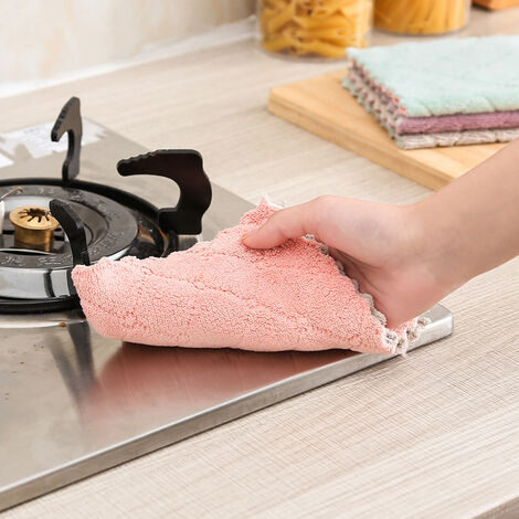 4 pièces chiffon de nettoyage de cuisine serviettes de nettoyage