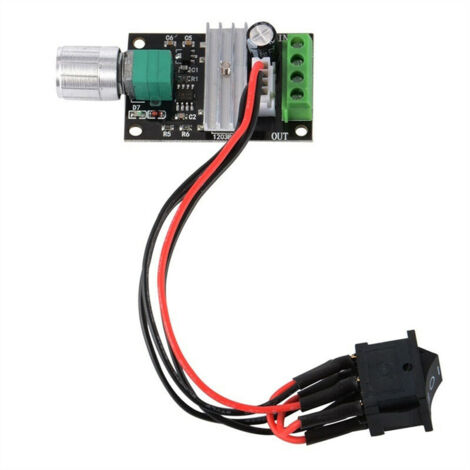 1203BB 6V 12V 24V 3A 80W contrôleur de vitesse de moteur à courant continu PWM commutateur de pilote de moteur réversible réglable