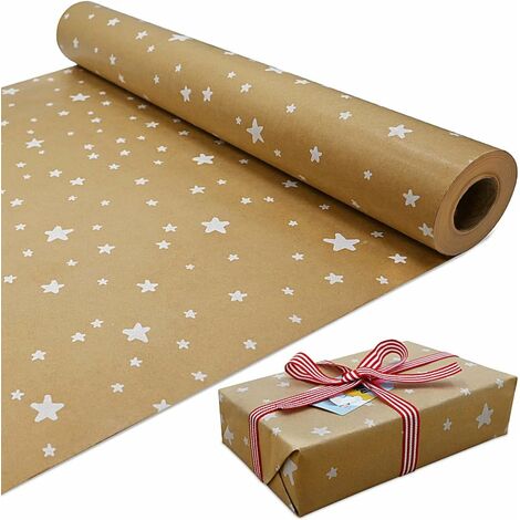 Papier Cadeau Kraft, Papier Cadeau Anniversaire, Papier Cadeau