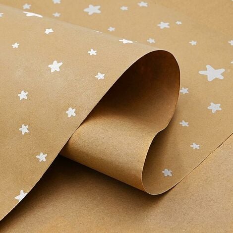 Randaco Papier cadeau 24 pièces Papier de Noël Rouleau Papier d'emballage  Fête des récoltes Taille 