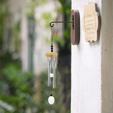1pc Petit carillon éolien d'extérieur en aluminium avec tons mélodiques  doux, carillon de jardin, pour