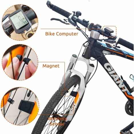 Compteur de vitesse de vélo étanche, odomètre à affichage LCD, accessoires  pour VTT et vélo de route - Temu France