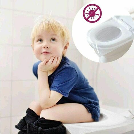 Abattant adulte pour WC Siège De Toilette Jetable Imperméable couvre siege  toilette jetable Antibactérien Portable Pour