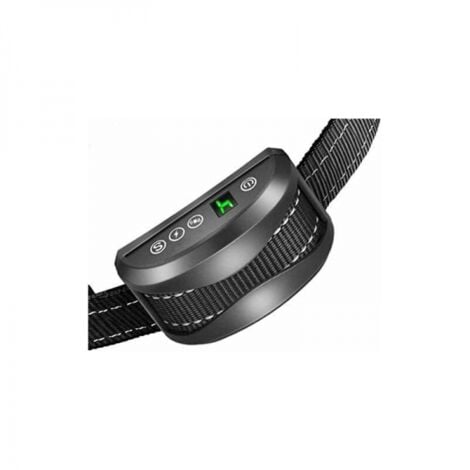 Collier Anti-aboiement Chien - 3 Modes Choc Électrique/Vibration/Sensibilité Aide au Dressage Inoffensif Automatique IP65 Batterie Rechargeable Sangle Reflechissant Réglable pour Petit Gros Chien