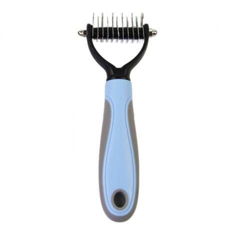 Brosse professionnelle pour chien - brosse à poils longs pour chien et chat, anti - brosse pour animaux de compagnie, enlève le Sous - poil du chien et du chat, enlève les nœuds de poils emmêlés (trom