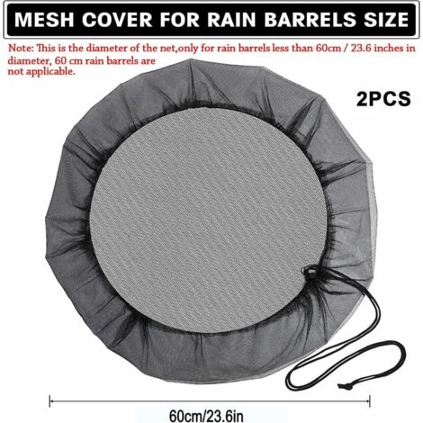Housse Pour Tonneau De Pluie Ronde 95 Cm Filet Pour Tonneau De Pluie Avec Cordon De Serrage