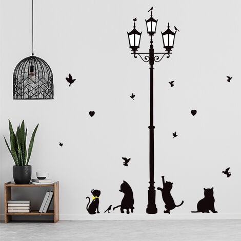 Sticker mural chats noirs – Vraiment-chat