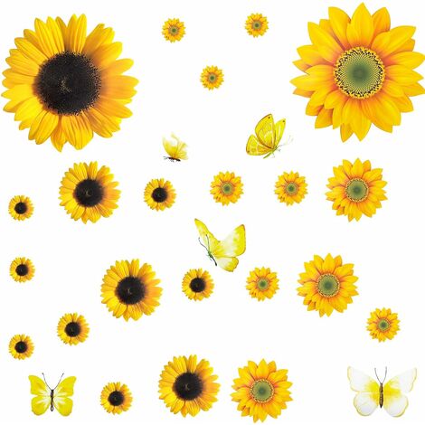 GORGECRAFT 4 Autocollant De Fenêtre En Forme De Cactus De 16 Cm