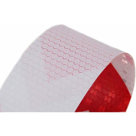 Ruban de Signalisation Rubalise Rouge et Blanc Bande Reflechissante ...