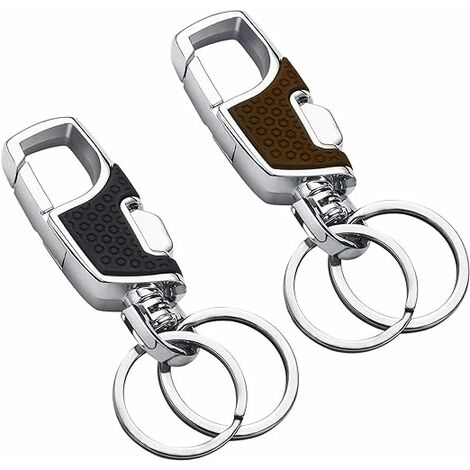 Porte-clés de voiture en métal pour hommes et femmes, clés de sac à dos