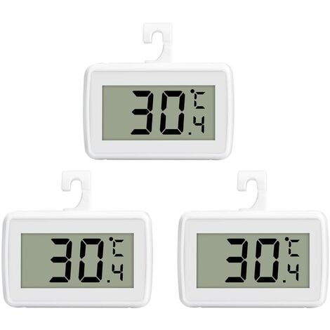 Thermomètre De Réfrigérateur, Thermomètre Pour Réfrigérateur, Thermometre  Frigo, étanche Avec Congélateur, Thermomètre De Gel