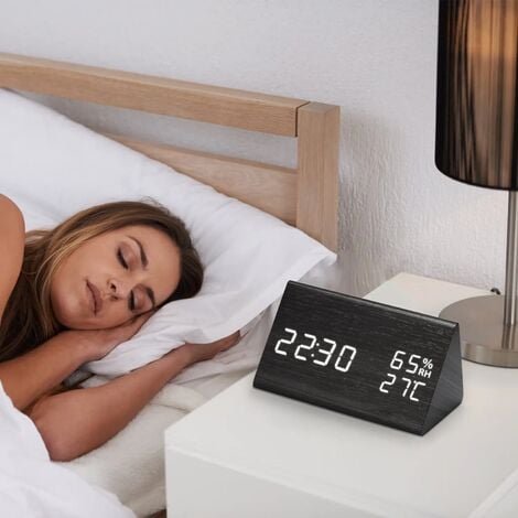 Réveil Numérique ORIA - Alarme LED avec Fonction Snooze et
