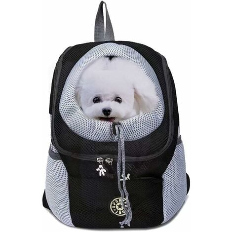 Sac à dos pour chien, sac à dos pour chiens, sac de transport pour chien,  sac à dos pour chien et chat - sac pour chien pour avion, y compris le  compartiment
