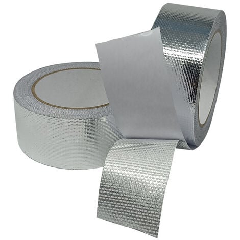 4.8CM wide 20M long glass fibre aluminium foil tape Thickened flame retardant high temperature resistant waterproof sunlight resistant and tear