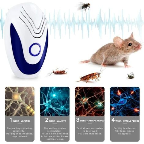 Répulsif Ultrason Souris et Rat • Prise Anti Rongeur - Anti Souris - Anti  Rat • Alternative efficace aux pièges à souris