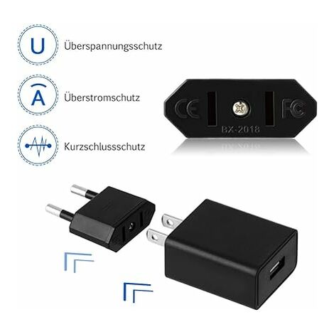 Adaptateur de prise électrique US vers EU, France, Espagne, Allemagne,  adaptateur de voyage, prise murale, prises AC, convertisseur de puissance américain  vers Euro - AliExpress