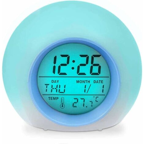 Réveil Numérique avec LED bleu au meilleur prix