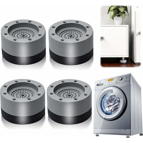 Patin anti vibration réglable pour machine à laver - Lot de 4