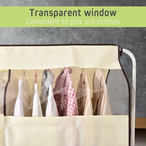 Housses De Vêtements Transparentes DoGeek – Lot De 6, Imperméables, Anti-poussière