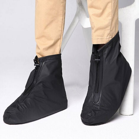Couvre-Chaussures étanche, SevenD Hommes Réutilisables Imperméable à l'eau  Randonnée Chaussures de Pluie Couvre Chaussures Légères Anti-dérapant 