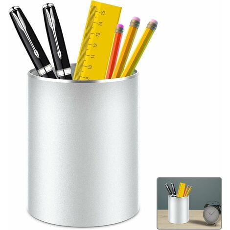 Cadeau insolite mais pratique : crayons et lunettes dans le même pot !