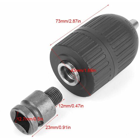 Fer-poste A Souder,Mandrin De Perceuse Sans Clé , 1-2-20UNF Avec