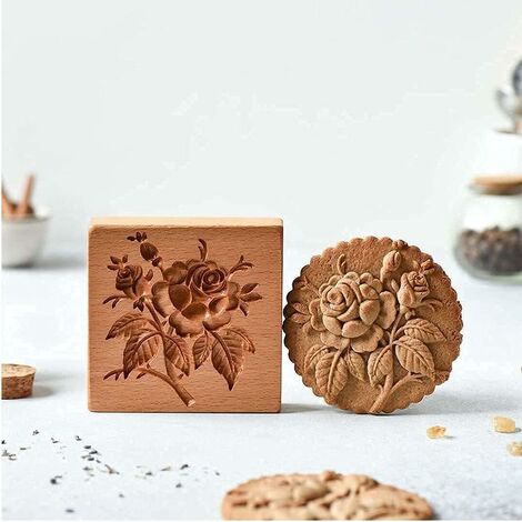 3D Moule Biscuit, 6 Pièces Patisserie Biscuit Moule, Moule Biscuit