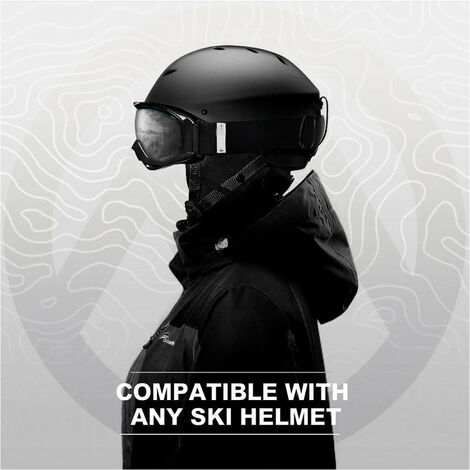 Masque de Ski OTG - Anti-Buée Lunettes de Ski, Anti-poussière