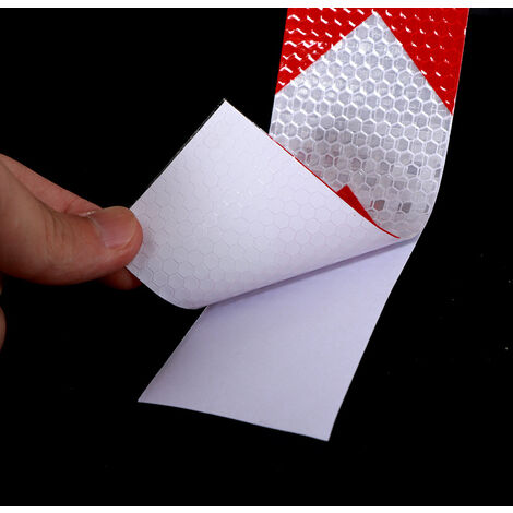 Ruban Réfléchissant De Sécurité - YOSOO - Noir Jaune - PVC - 50mm X 46m