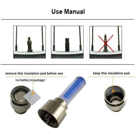 Lot De 4 Lumières De Valve LED Rechargeables - Pour Pneus De Vélo, Moto, Voiture, Changement Automatique