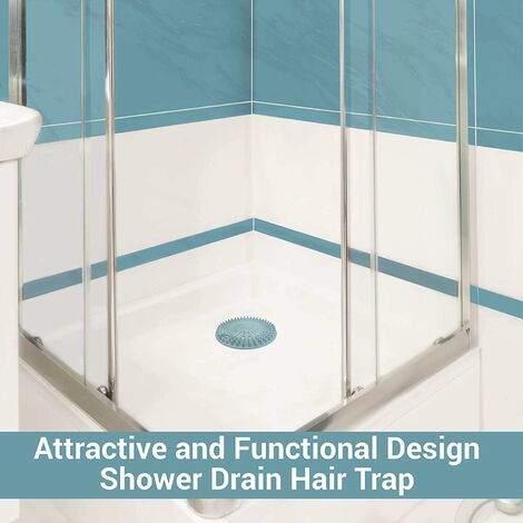 12 pièces de bouchon de douche en silicone durable, facile à installer et à  nettoyer, adapté à la salle de bain, à la baignoire et à la cuisine