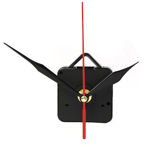 Mécanisme Horloge à pile, Plastique, Noire, 5,5 x 3,8 x 5,5 cm
