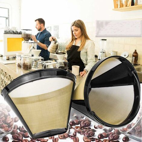 Filtre à café permanent réutilisable en inox - Filtre durable et