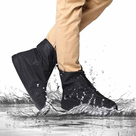 Couvre-Chaussures étanche, SevenD Hommes Réutilisables Imperméable à l'eau  Randonnée Chaussures de Pluie Couvre Chaussures