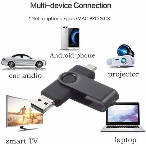 Clé USB pour smartphone - compatible IOS & Android - Livraison