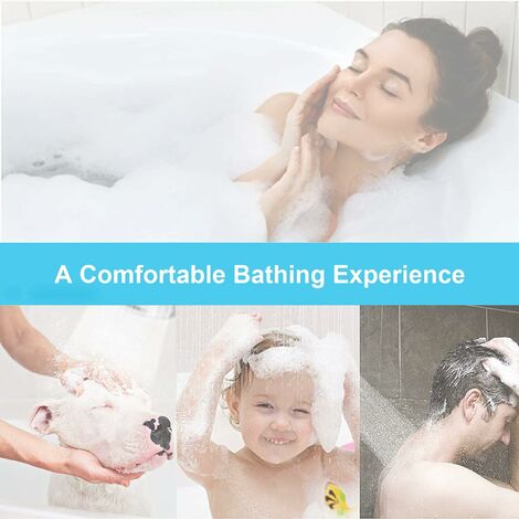 Pommeau de Douche,Pommeau Douche Anti Calcaire,Douche Haute Pression avec 4 Jets,Douchette avec Interrupteur,Pommeau de Douche Economie d'eau,Douchette Douche Salle de Bain Universel