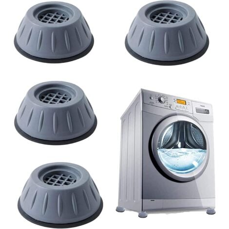4 pièces tampons de lave-linge en caoutchouc Anti-vibration réduction du  bruit tapis de pied pour Machine à laver sèche-linge 