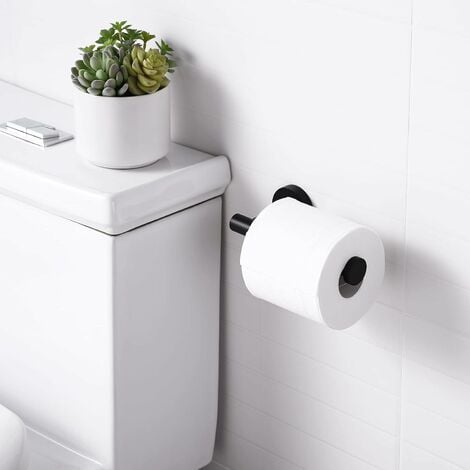 Installez un dérouleur de papier wc en porcelaine noire