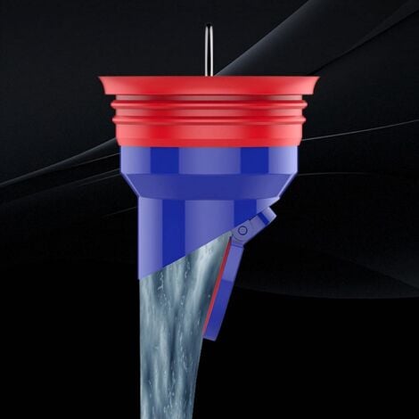 Bonde d'évacuation de Sol de Douche, Anti-refoulement, Anti-Odeur, pour évacuation de la Cuisine, de la Salle de Bain, en Silicone, Anti-Odeur, Valve de vidange Rapide, 5,3× 5,3 cm