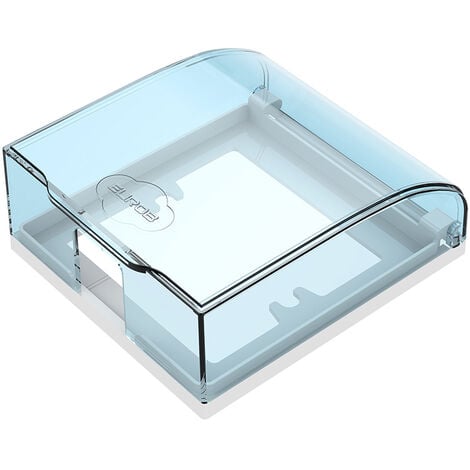 One Piece prise extérieure prise panneau housse de protection cuisine salle  de bain en plastique Splash Box Black-20212175mm