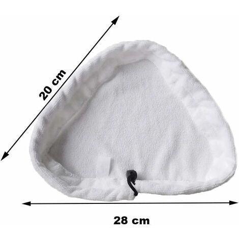 Lot de 8 Chiffons en Microfibre Pads de Nettoyage Universel Compatible avec d'autres Balais Vapeur Pièces de rechange de vadrouilles lavables