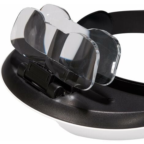 Loupe de tête avec Lampe à Lampe LED Loupe à Lunette de loupe pour réparation Bijouterie