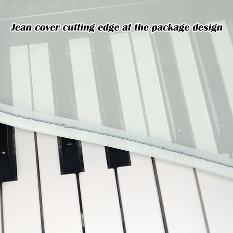 Housse de Protection pour Clavier Piano 88 touches anti poussière