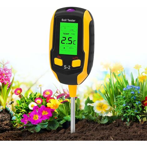 Testeur De Sol PH Et Humidité - Sonde Manuelle Sans Pile Pour Jardin Et Plantes