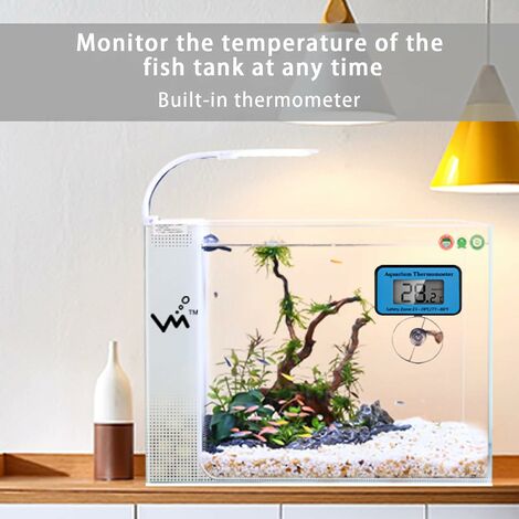 Thermomètre numérique LCD Aquarium Fish Tank sonde de température de l'eau