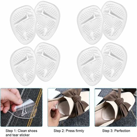 Coussinet D'inserts De Chaussures, Coussin De Chaussure élastique Absorbant  Les Chocs, Pas Facile à Glisser Deux Tailles Pour Hommes Femmes S 35-40, L  41-46