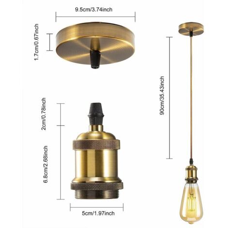 Lot De 20 Douilles E27 Avec Câble - Douille De Lampe En Laiton Et Plastique - 220V 4A - Avec 1 Testeur De Tension - Pour éclairage Maison, Bureau, Plantes