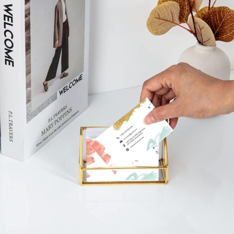 Operitacx Lot De 4 Organisateurs Muraux Cartes De Visite 28 Poches - Gris - Support Vertical Porte-Cartes Évolutif Pour Bureau Entrepôt